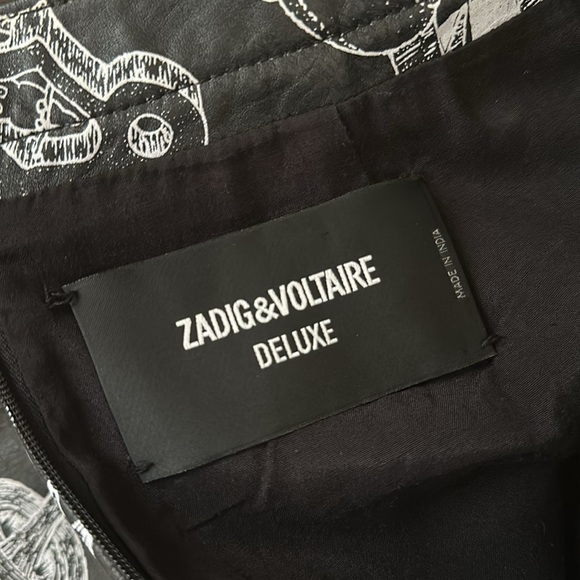 Zadig & Voltaire Leather Mini Skirt - Picture 3 of 8